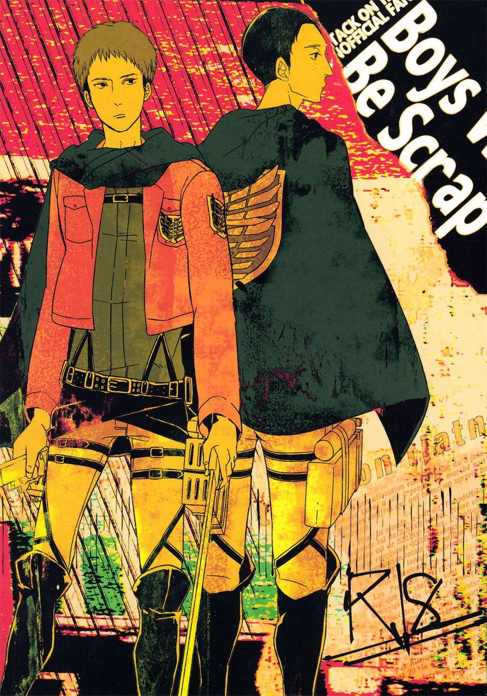 Attack On Titan - Boys Will Be Scrap Attack On Titan Marjan