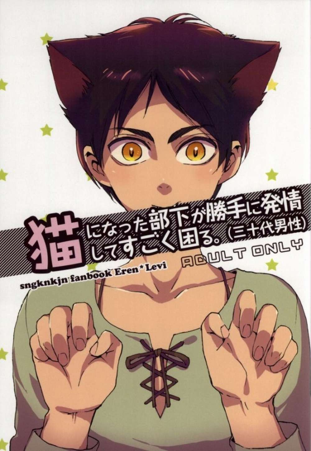 Attack On Titan - Subordinate Turned Cat Mates Unexpectedly Eren Levi