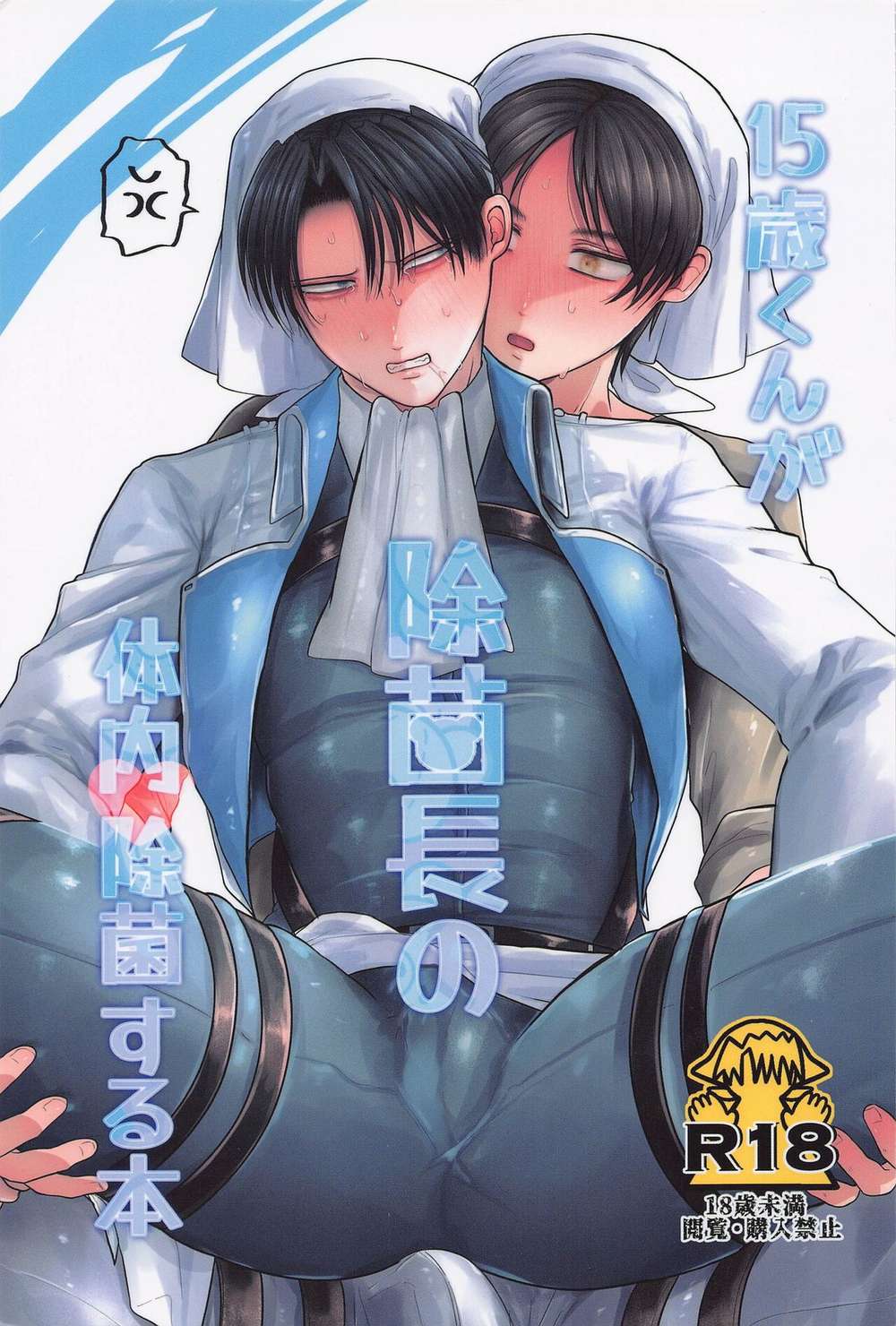 Attack On Titan - Age 15 Boy Disinfection Of Body Book Attack On Titan Elleri