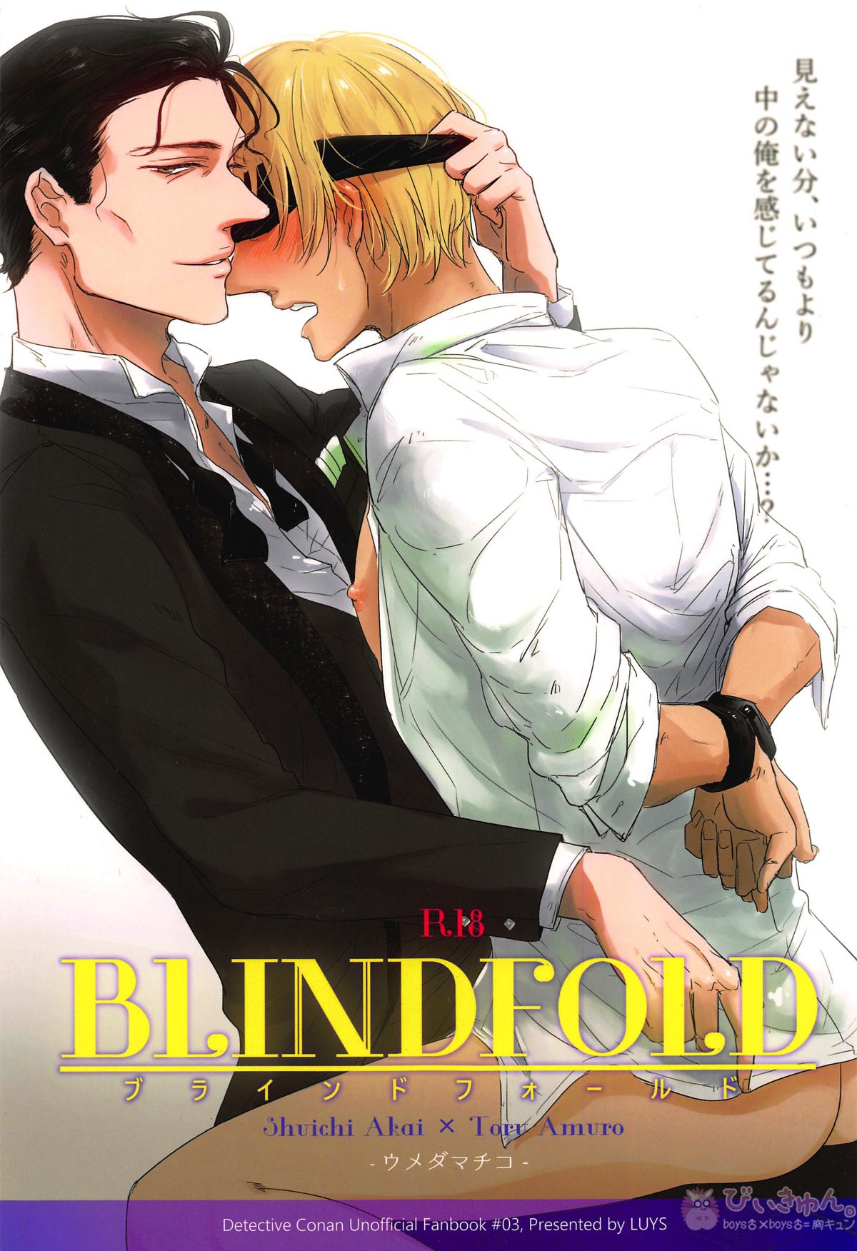 Detective Conan - Blindfold Detective Conan Akai X Furuya