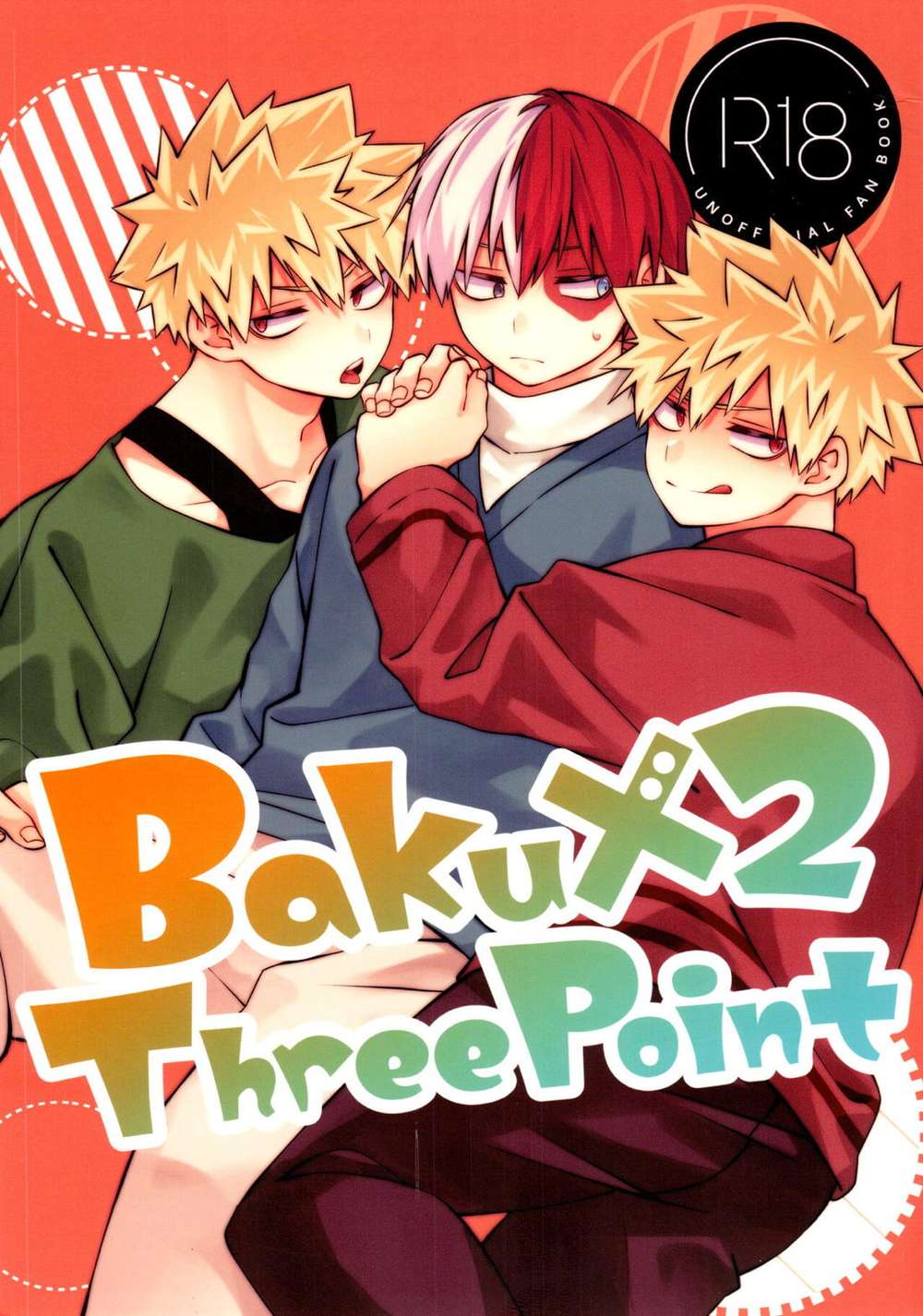 My Hero Academia - Bakux2 Three Point Todoroki Bakugo